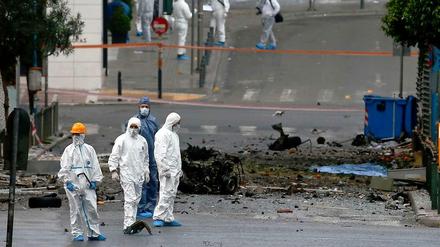 Eine starke Explosion hat am Donnerstagmorgen das Zentrum der griechischen Hauptstadt erschüttert. 