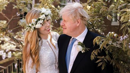 Bereits am 29. Mai 2021 haben Premierminister Boris Johnson und Carrie Johnson im kleinen Kreis geheiratet. (Archivbild).