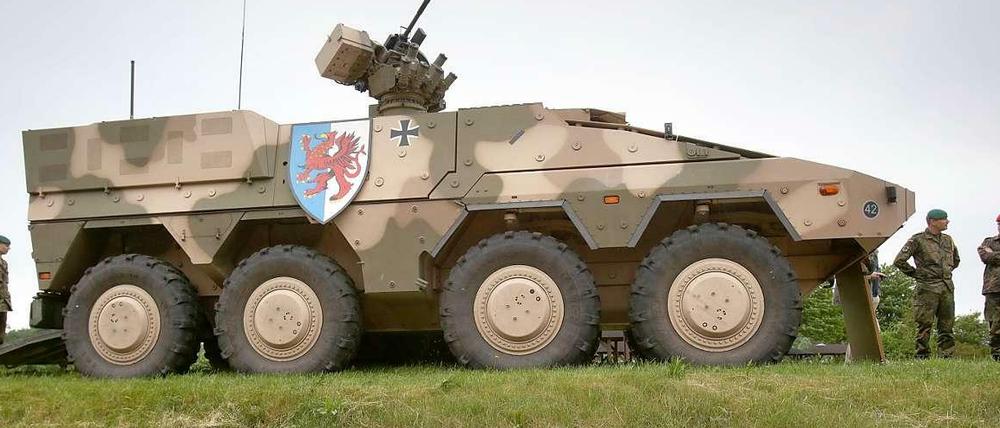 Litauen ist vor allem an dem Radpanzer "Boxer" der Bundeswehr interessiert. 