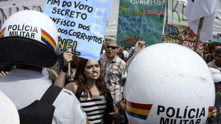 Wieder wurde in Brasilien protestiert. Nur dieses Mal nicht ganz so stark wie vor einigen Wochen.