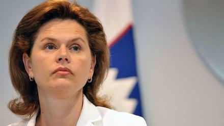 Die ehemalige slowenische Regierungschefin Alenka Bratusek.
