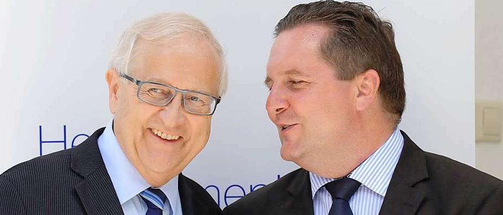 Zwei Wahlverlierer: Rainer Brüderle (li.) und Stefan Mappus.