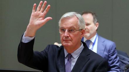 EU-Chefunterhändler Michel Barnier am Montag in Brüssel. 