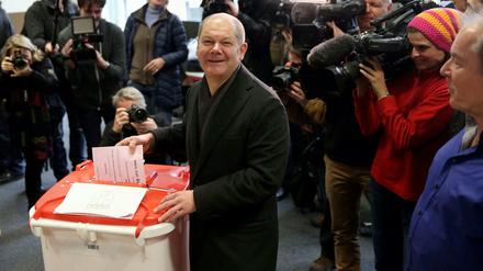 Wahlsieger. Olaf Scholz wird Bürgermeister von Hamburg bleiben.