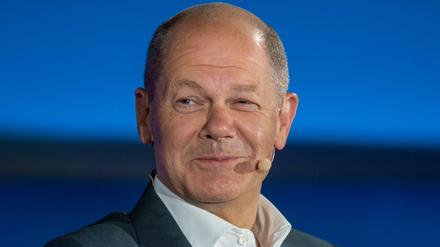 Olaf Scholz , SPD-Kanzlerkandidat und Bundesminister der Finanzen