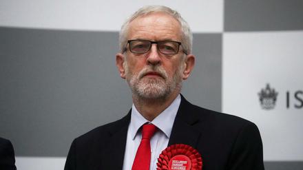 Der britische Labour-Parteichef Jeremy Corbyn Mitte Dezember 2019.