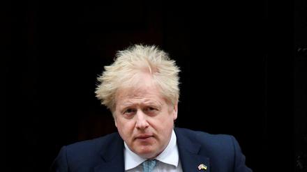 Der britische Premierminister Boris Johnson verlässt die Downing Street 10.