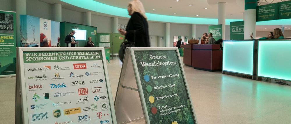 Auch die Grünen greifen für ihre Parteitage auf Sponsoren zurück - hier ein Foto von der Bundesdelegiertenkonferenz 2019. 