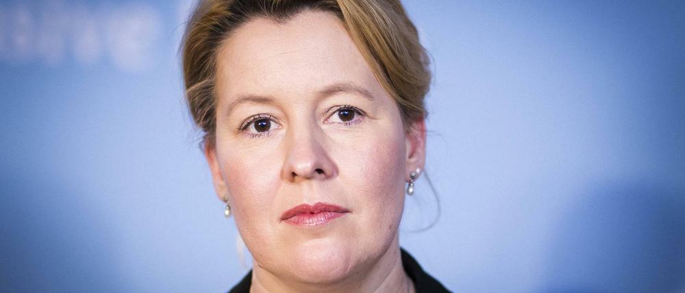 Die Bundesfamilienministerin Franziska Giffey (SPD).