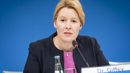 Bundesfamilienministerin Franziska Giffey (SPD). 
