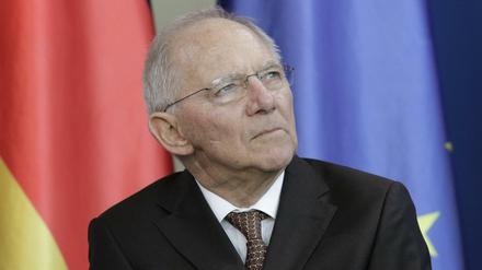 Bundesfinanzminister Wolfgang Schäuble (CDU). 