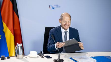 Bundesfinanzminister Olaf Scholz, der aktuelle Kanzlerkandidat der SPD.
