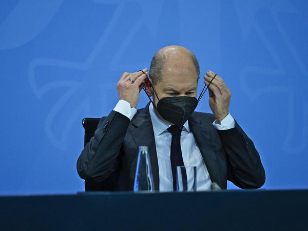 Bundeskanzler Olaf Scholz: Die Probleme wachsen. 
