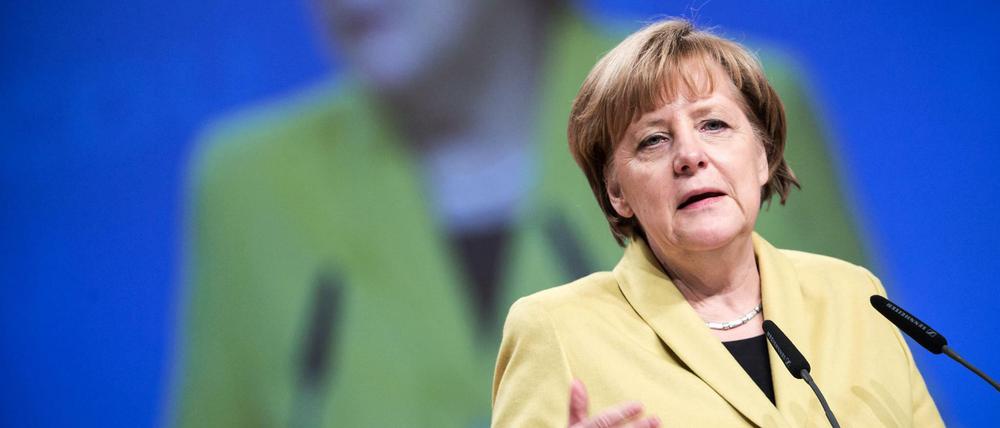 Die CDU-Vorsitzende und Bundeskanzlerin Angela Merkel. 