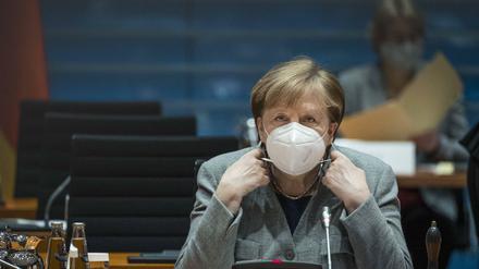 Bundeskanzlerin Angela Merkel will den Lockdown bis mindestens Ende März verlängern.