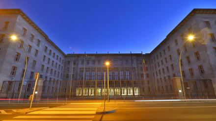 Das Bundesministerium der Finanzen in Mitte.  