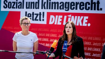 Die Linken-Vorsitzenden Susanne Hennig-Wellsow (links) und Janine Wissler. 