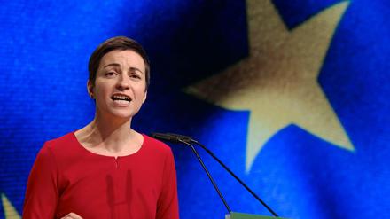 Die Fraktionschefin der Grünen im EU-Parlament, Ska Keller, wurde in Berlin zur europaweiten Spitzenkandidatin für die Europawahl gekürt.