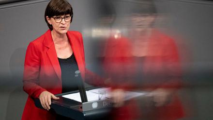 Saskia Esken, Bundesvorsitzende der SPD.