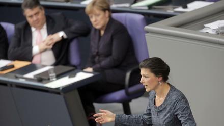 Sahra Wagenknecht, Fraktionschefin der Linken im Bundestag.