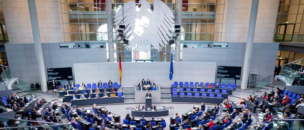 So schön voll hier - der Bundestag soll sich verkleinern. 