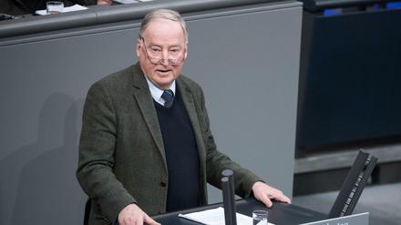 Alexander Gauland, Vorsitzender der AfD-Bundestagsfraktion, weiß in welchen Ausschüssen seine Partei die Agenda mitbestimmen kann.