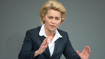 Verteidigungsministerin Ursula von der Leyen (CDU). 
