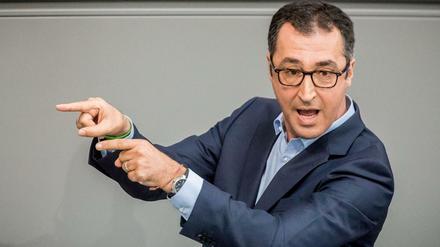 Cem Özdemir, Bundesvorsitzender von Bündnis 90/Die Grünen und Spitzenkandidat der Grünen zur Bundestagswahl.