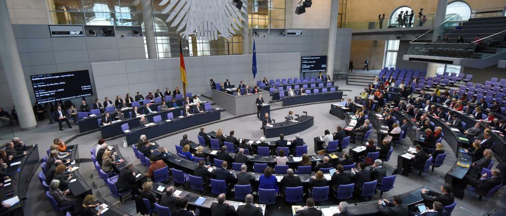 Mehr Transparenz im Bundestag.