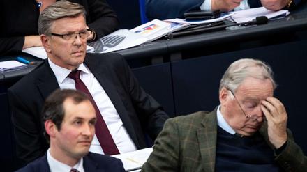 Gerold Otten (l.) ist der dritte Kandidat der AfD für das Amt des Bundestags-Vizepräsidenten.