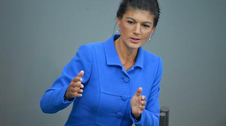 Linksfraktionschefin Sahra Wagenknecht.
