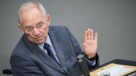 Bundesfinanzminister Wolfgang Schäuble (CDU): Ob er den Europäischen Einlagensicherungsfonds ablehnt oder nur verschieben will, ist noch unklar. 