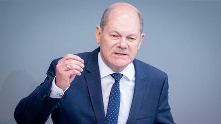 Finanzminister Olaf Scholz (SPD). 