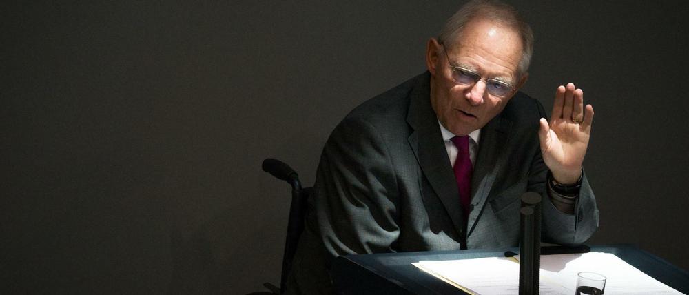 Bundesfinanzminister Wolfgang Schäuble.