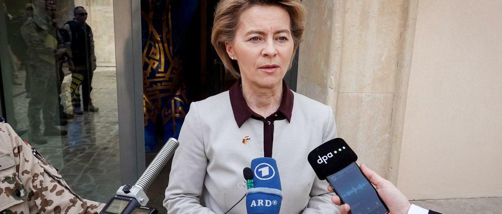 Eröffnet am kommenden Freitag die Münchner Sicherheitskonferenz: Verteidigungsministerin Ursula von der Leyen.