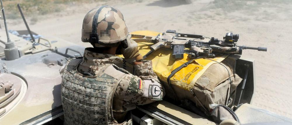 Bundeswehrsoldaten im Einsatz in Afghanistan.