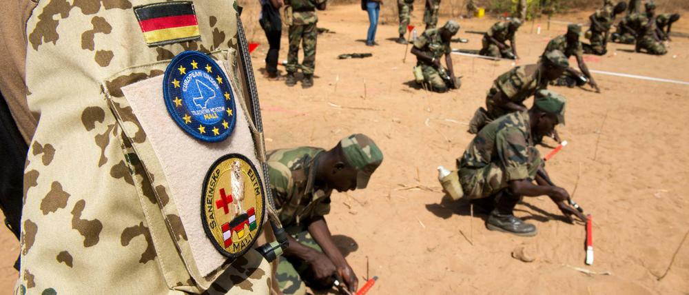 Mission in Afrika. In Mali bilden Bundeswehrsoldaten unter anderem die Pioniere der Armee aus.