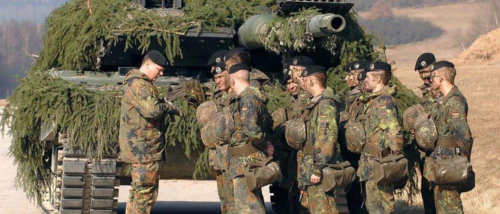 Die Bundeswehr soll auf 163 500 Mann verkleinert werden.