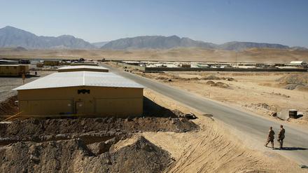 Blick auf das Camp Marmal in Masar-i-Sharif im Norden Afghanistans.