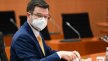 Bundesjustizminister Marco Buschmann kann sich eine Maskenpflicht im Winter vorstellen.