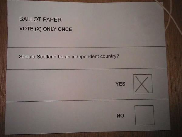 Yes or No - das ist in Schottland die Frage.