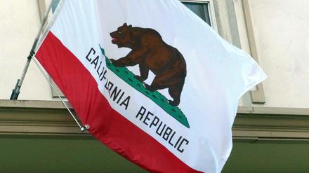 Die Flagge Kaliforniens.