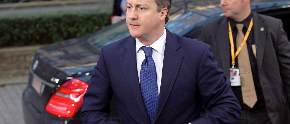 David Cameron will Großbritanniens Interessen "hart" verteidigen.
