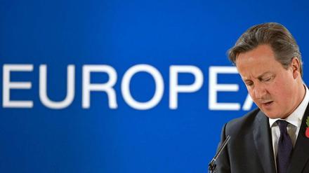Will die Freizügigkeit in der EU ändern: David Cameron, Premierminister von Großbritannien.