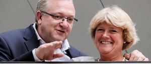 Uneins in der Tegel-Frage: Ex-Parteichef Frank Henkel und die amtierende Parteichefin Monika Grütters 