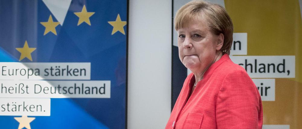 Kann den Konflikt nicht entschärfen: Bundeskanzlerin Angela Merkel.