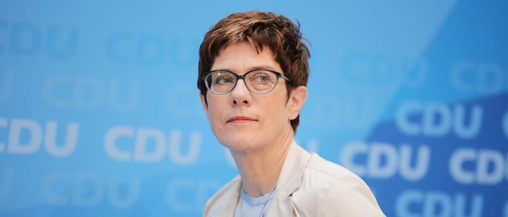 CDU-Vorsitzende Annegret Kramp-Karrenbauer. 
