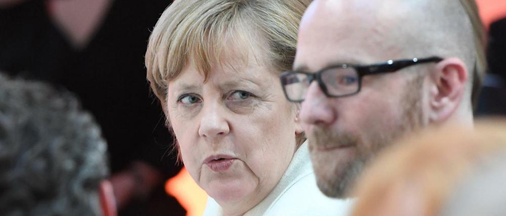 Bundeskanzlerin Angela Merkel und CDU-Generalsekretär Peter Tauber.