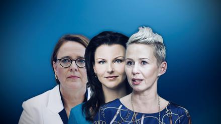 CDU-Frauen mit Einfluss: Annette Widmann-Mauz, Jana Schimke und Silvia Breher.