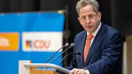 Hans-Georg Maaßen bei der Nominierung als CDU-Kandidat in Suhl